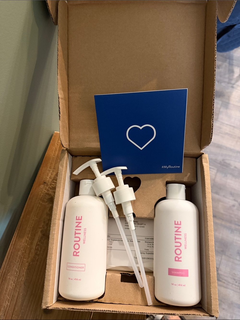 *NEW* Routine Wellness Shampoo & Conditioner Set w/ pumps
